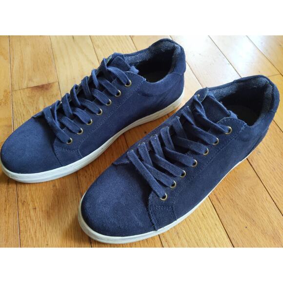 Samuel Windsor Navy Blue Sneakers Trainers Canvas Lace Up Size 9 Casual - Picture 1 of 10
